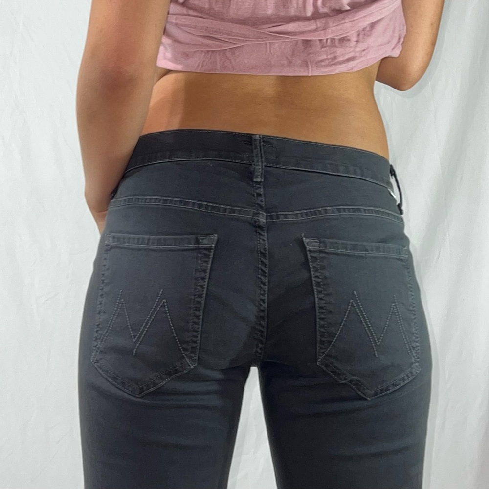 MOTHER jeans Dark grey boyfriend style jeans size 28